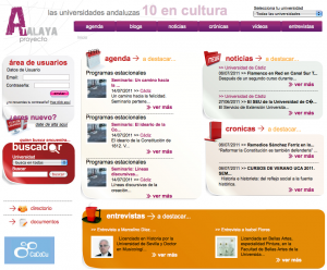 Revista digital de las universidades andaluzas: Diez en Cultura